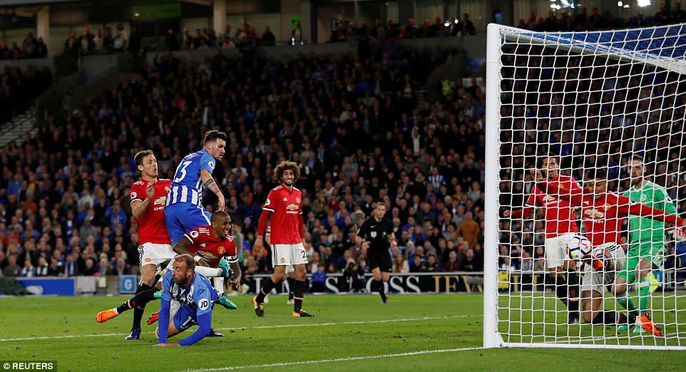 Man Utd bất ngờ thua Brighton
