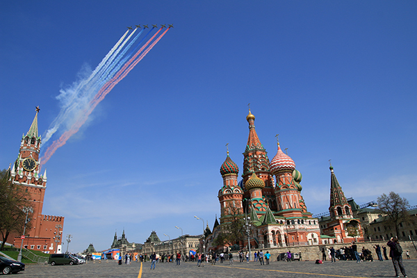 Không quân Nga thao diễn trước lễ duyệt binh Ngày Chiến thắng phát xít 2018