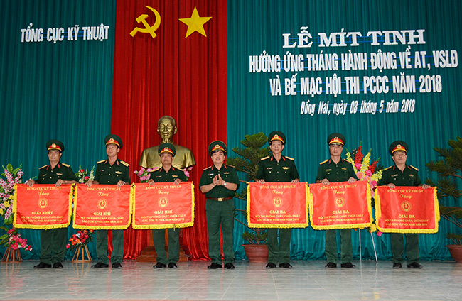 Tổng cục Kỹ thuật, Tổng cục Hậu cần hưởng ứng Tháng an toàn vệ sinh lao động 