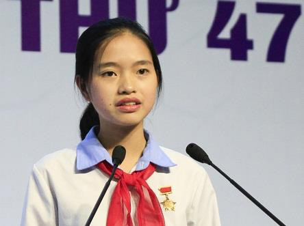 Nguyễn Thị Bạch Dương giành giải Nhất Cuộc thi Viết thư quốc tế UPU