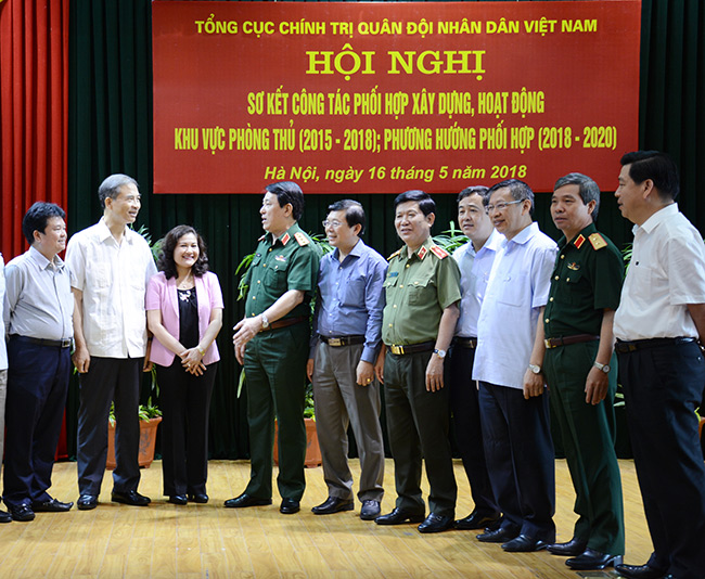 Thực hiện hiệu quả công tác phối hợp xây dựng, hoạt động khu vực phòng thủ