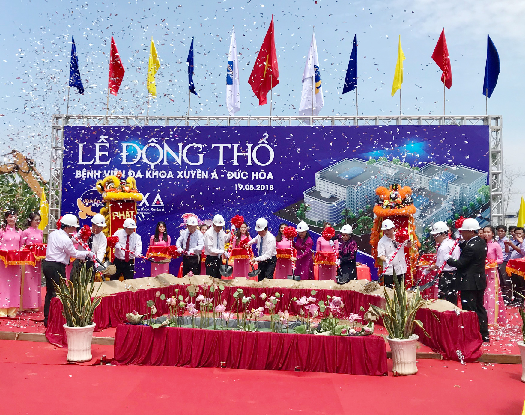 Khởi công dự án Bệnh viện đa khoa Xuyên Á- Đức Hòa