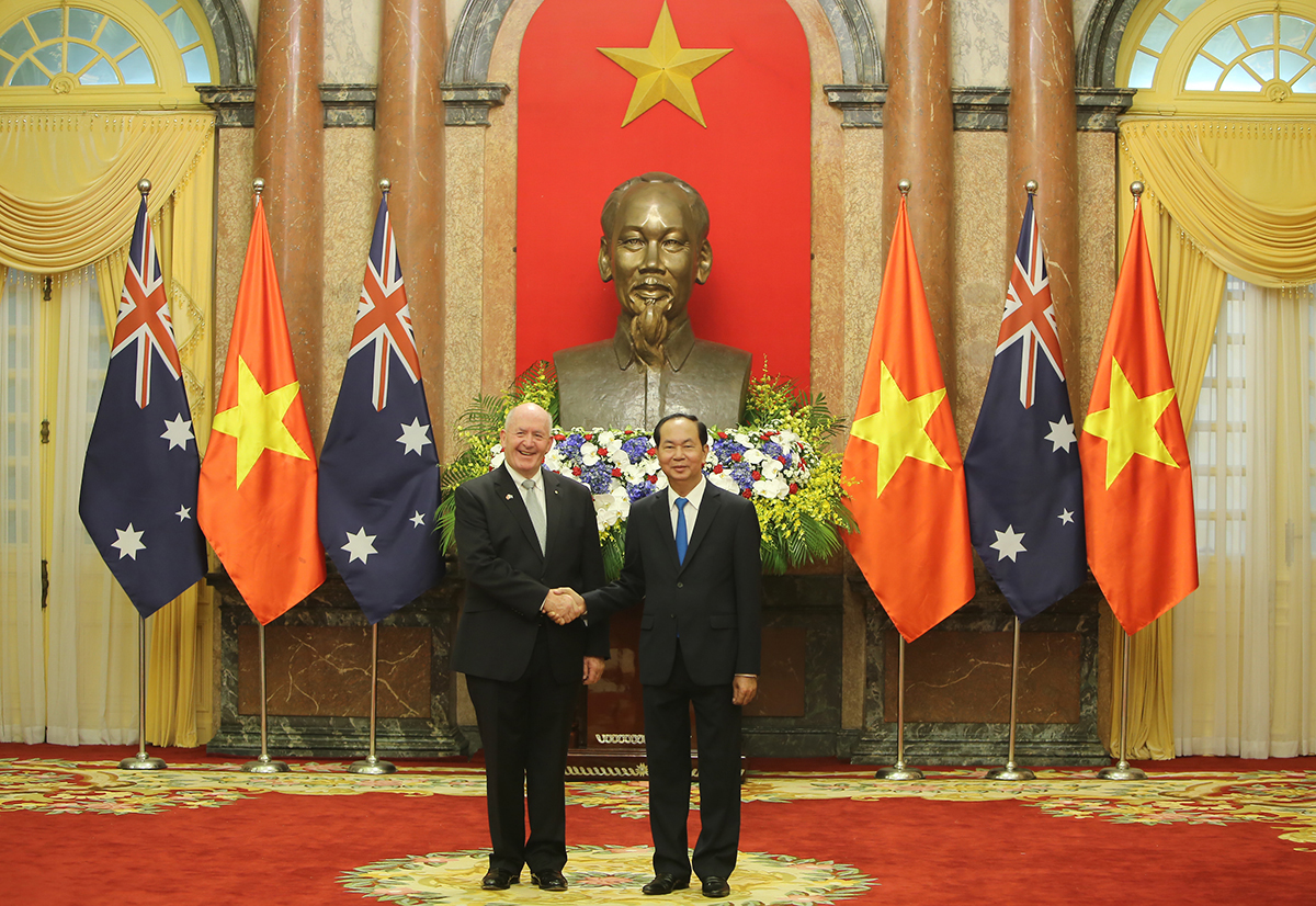 Chủ tịch nước Trần Đại Quang hội đàm với Toàn quyền Australia Peter Cosgrove
