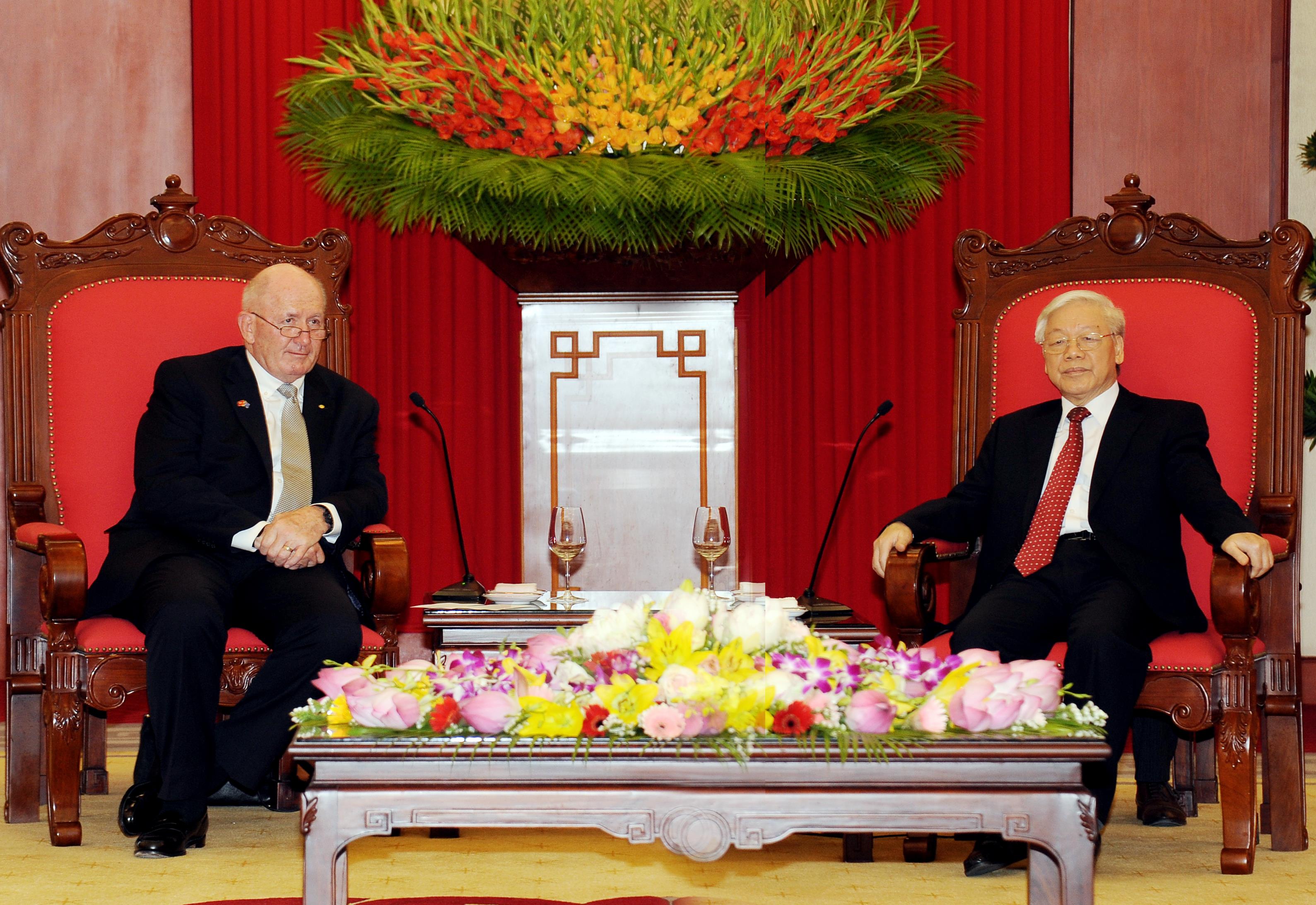 Lãnh đạo Đảng, Nhà nước đón, tiếp Toàn quyền Australia