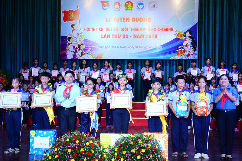 TP Hồ Chí Minh tuyên dương gần 200 chỉ huy đội giỏi cấp thành phố năm 2018