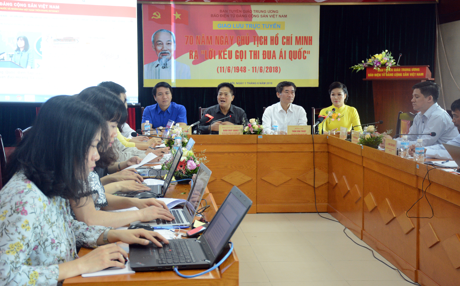 Giao lưu trực tuyến: 70 năm Ngày Chủ tịch Hồ Chí Minh ra Lời kêu gọi Thi đua ái quốc

