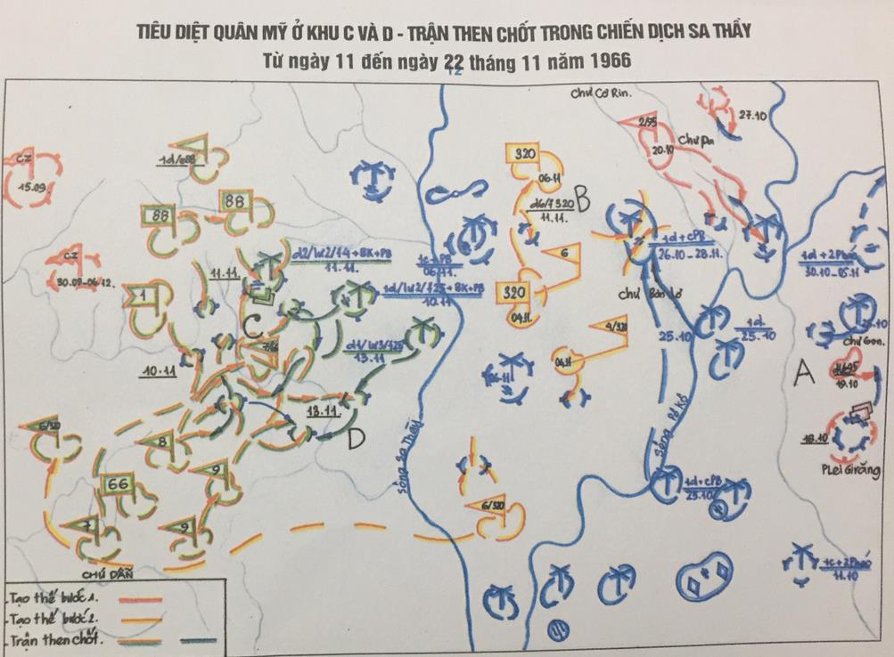 Phá thế “hợp điểm” của địch
