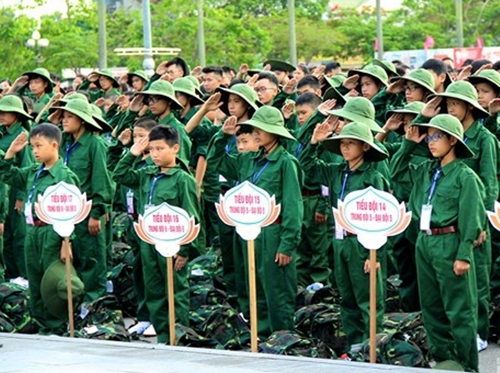 Nghệ An: Hơn 500 “chiến sĩ nhí” tham gia Học kỳ quân đội 2018