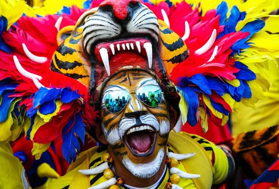 Cổ động viên với những kiểu hóa trang 