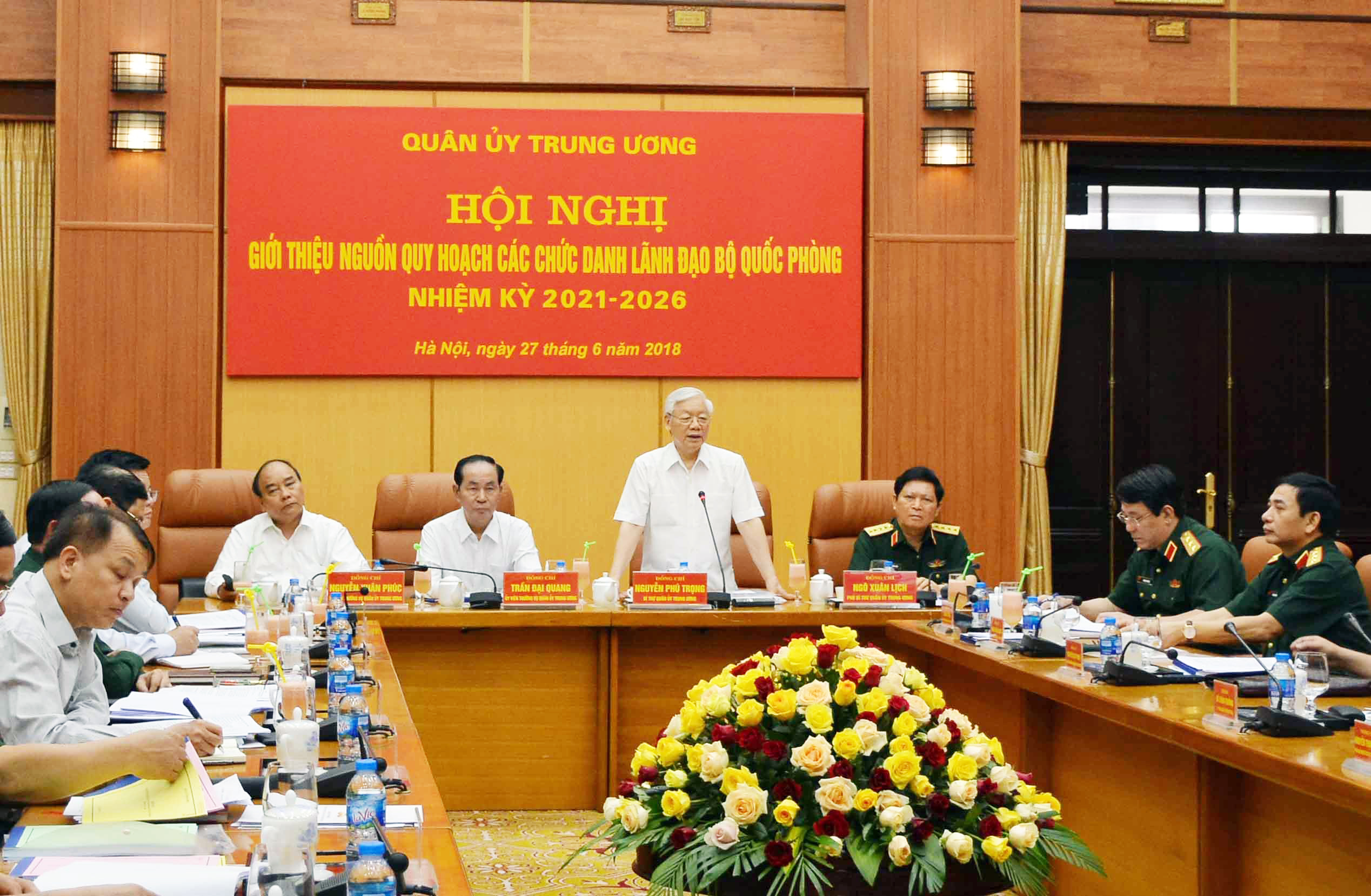 Quân ủy Trung ương giới thiệu nguồn quy hoạch các chức danh lãnh đạo Bộ Quốc phòng