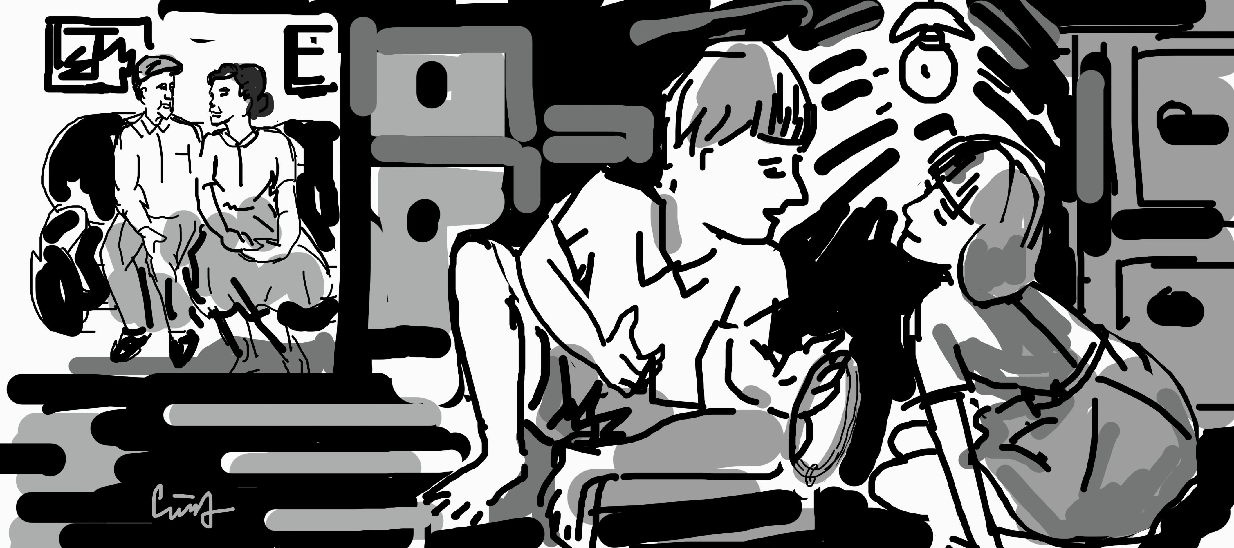 Chiếc vòng cổ bằng da