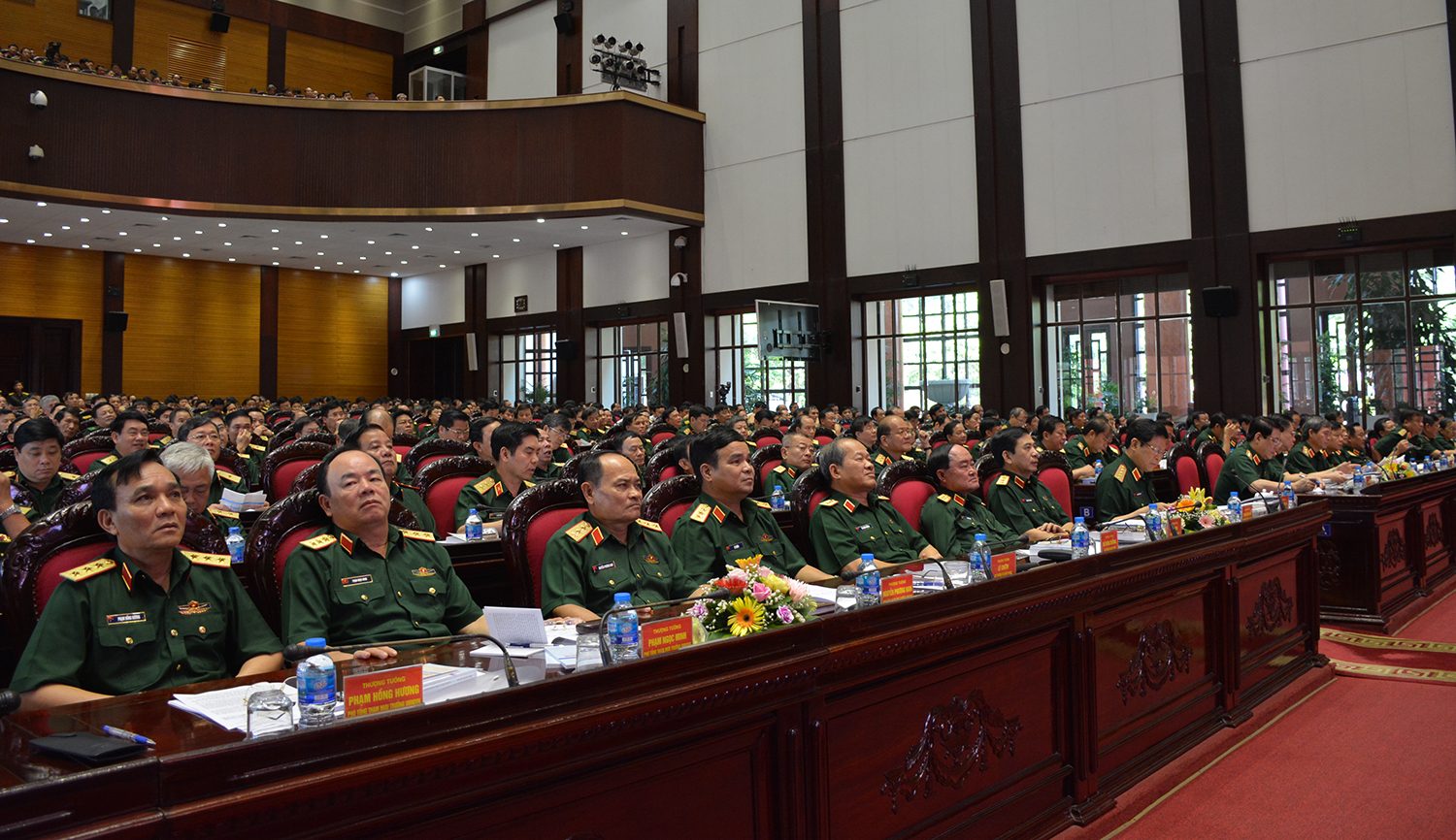 Hội nghị cán bộ chủ chốt toàn quân học tập, quán triệt, triển khai thực hiện Nghị quyết Hội nghị Trung ương 7, khóa XII