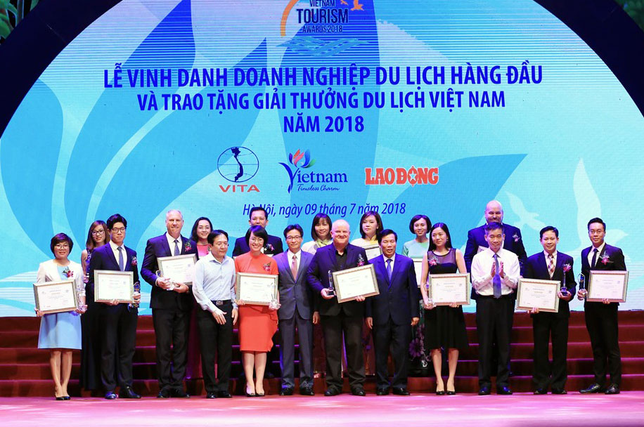 Lễ vinh danh và trao Giải thưởng Du lịch Việt Nam năm 2018
