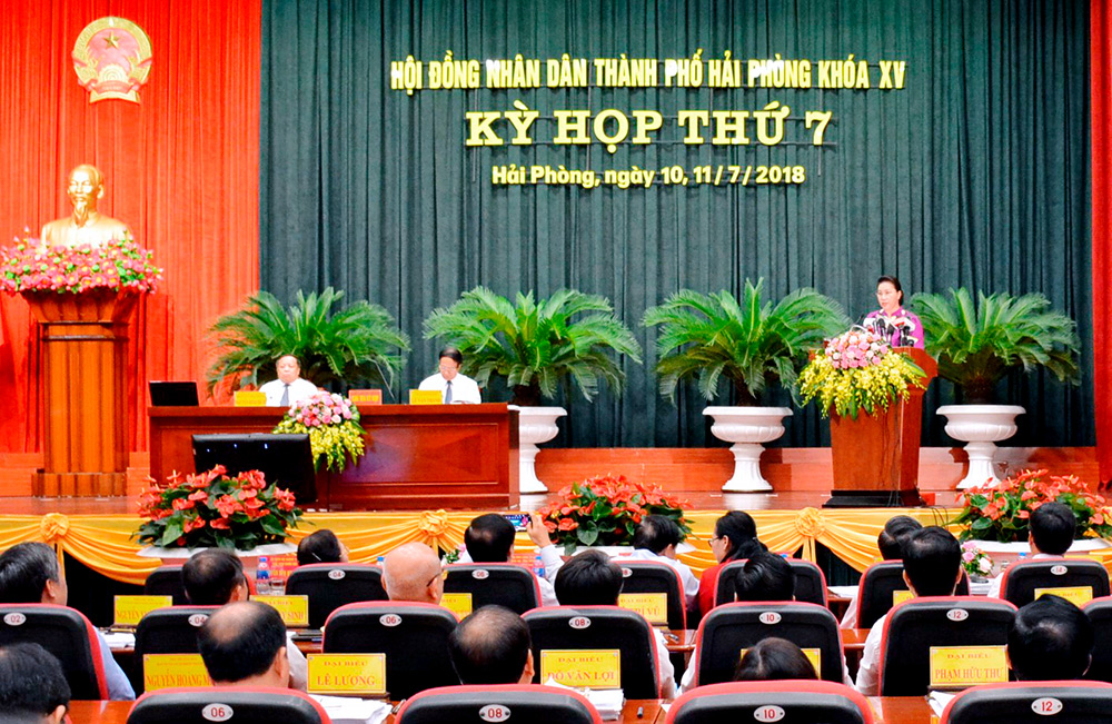 Chủ tịch Quốc hội đánh giá cao đóng góp của Hải Phòng vào thành tựu chung của cả nước

