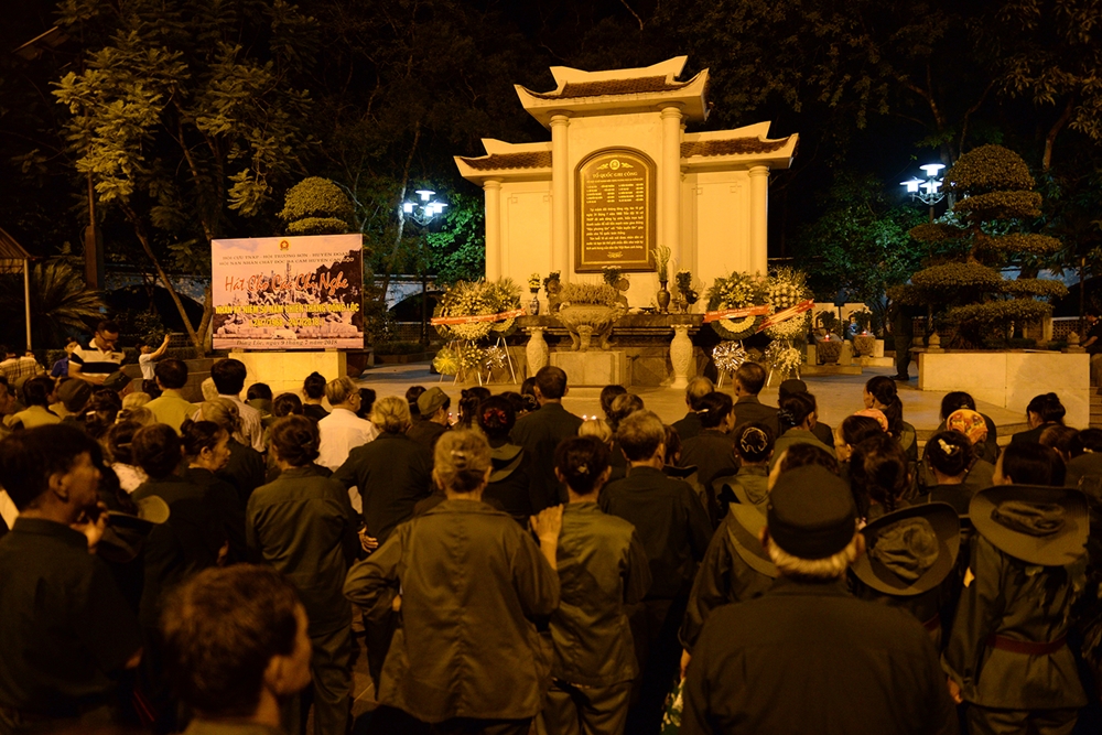 Chương trình văn nghệ “Hát cho các chị nghe” như những lời tri ân của các thành viên Hội cựu TNXP huyện Can Lộc gửi đến các