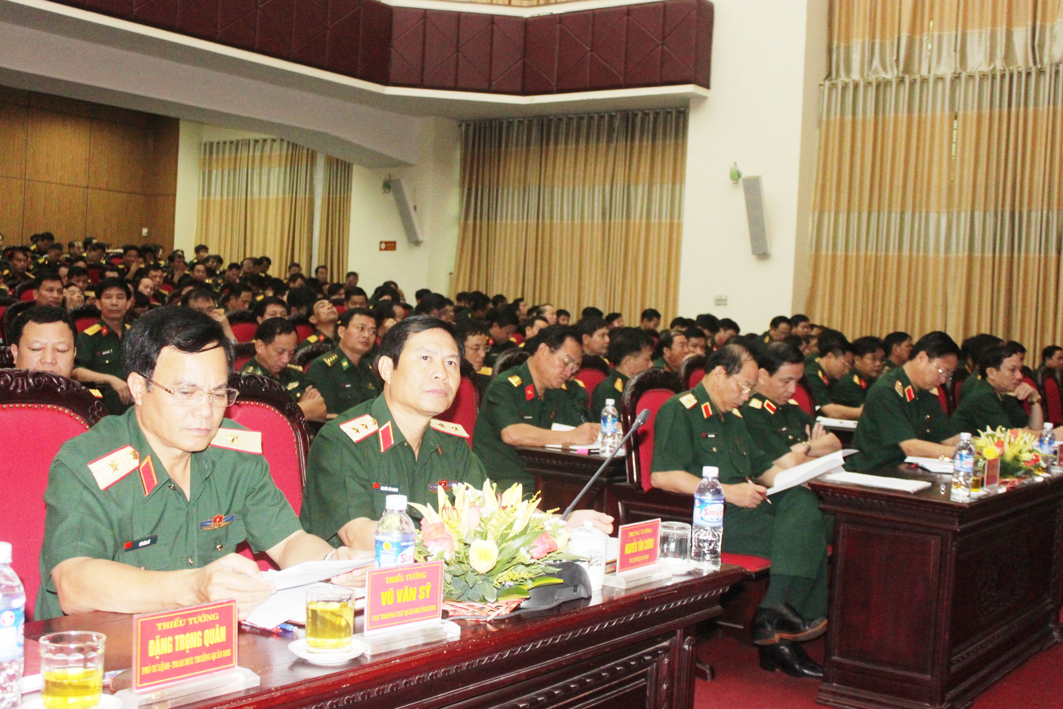 Quân khu 4 tổ chức hội nghị quân chính 6 tháng đầu năm 2018