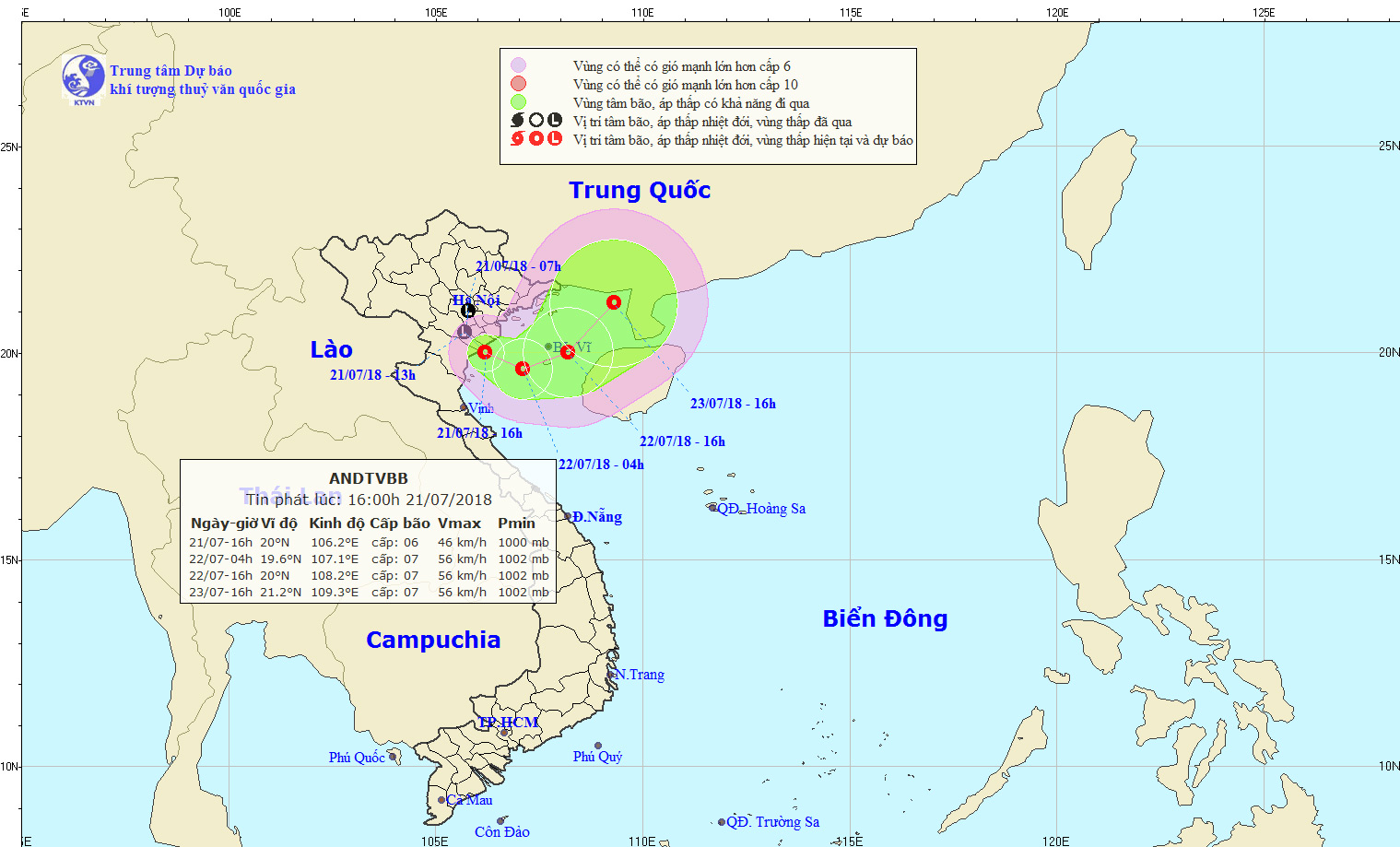 Khả năng xuất hiện áp thấp nhiệt đới trên Vịnh Bắc Bộ