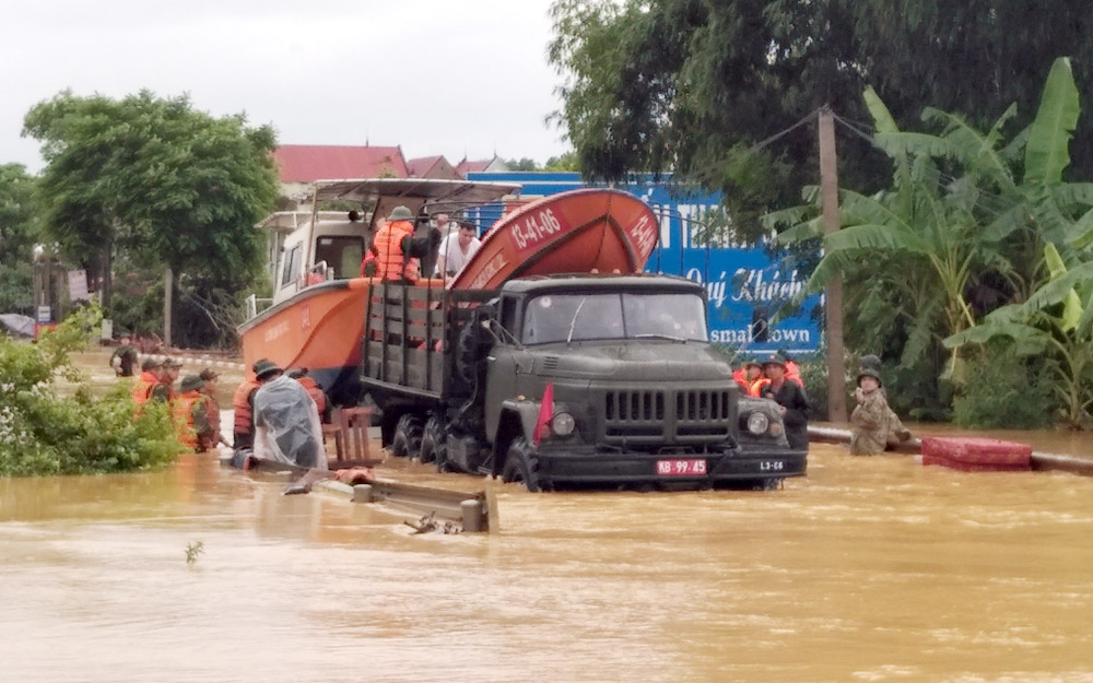 Phú Thọ: Tập trung cứu hộ, cứu nạn, khắc phục hậu quả mưa lũ 