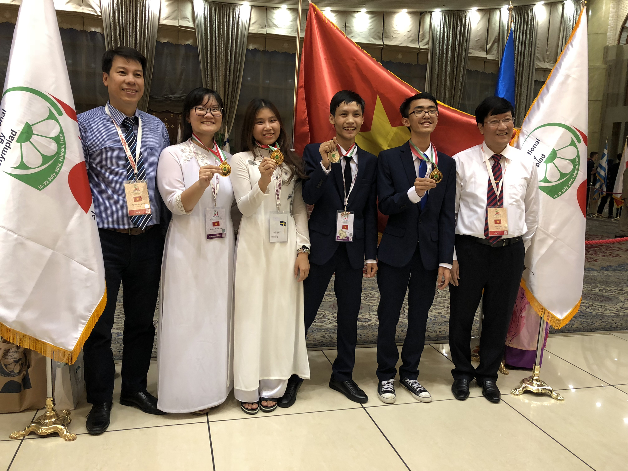 4 thí sinh dự thi Olympic Sinh học quốc tế đều giành huy chương