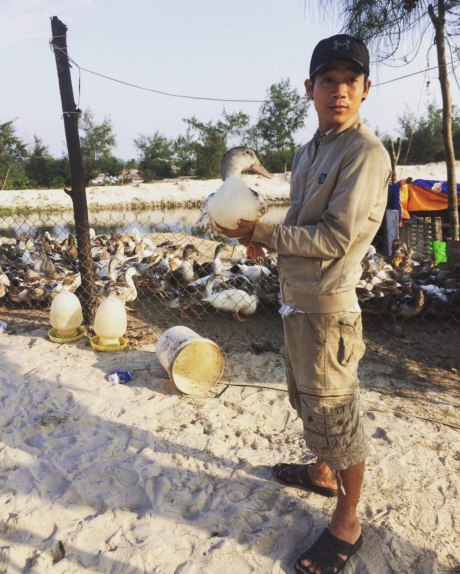 Chàng kỹ sư làm giàu từ nuôi vịt biển