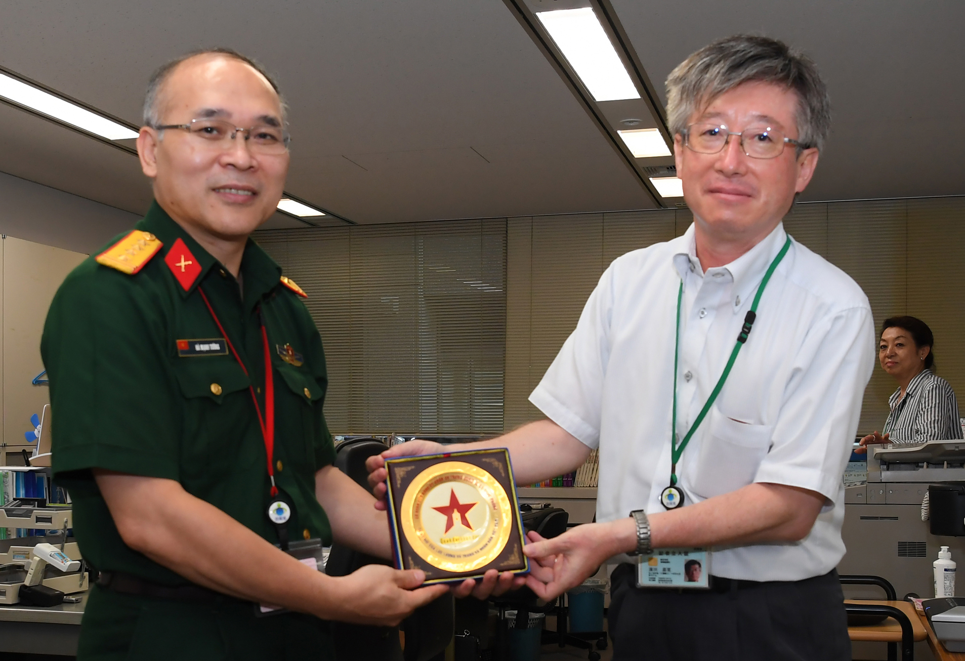 Đoàn đại biểu Báo Quân đội nhân dân thăm và làm việc với Phòng Truyền thông, Bộ Quốc phòng Nhật Bản