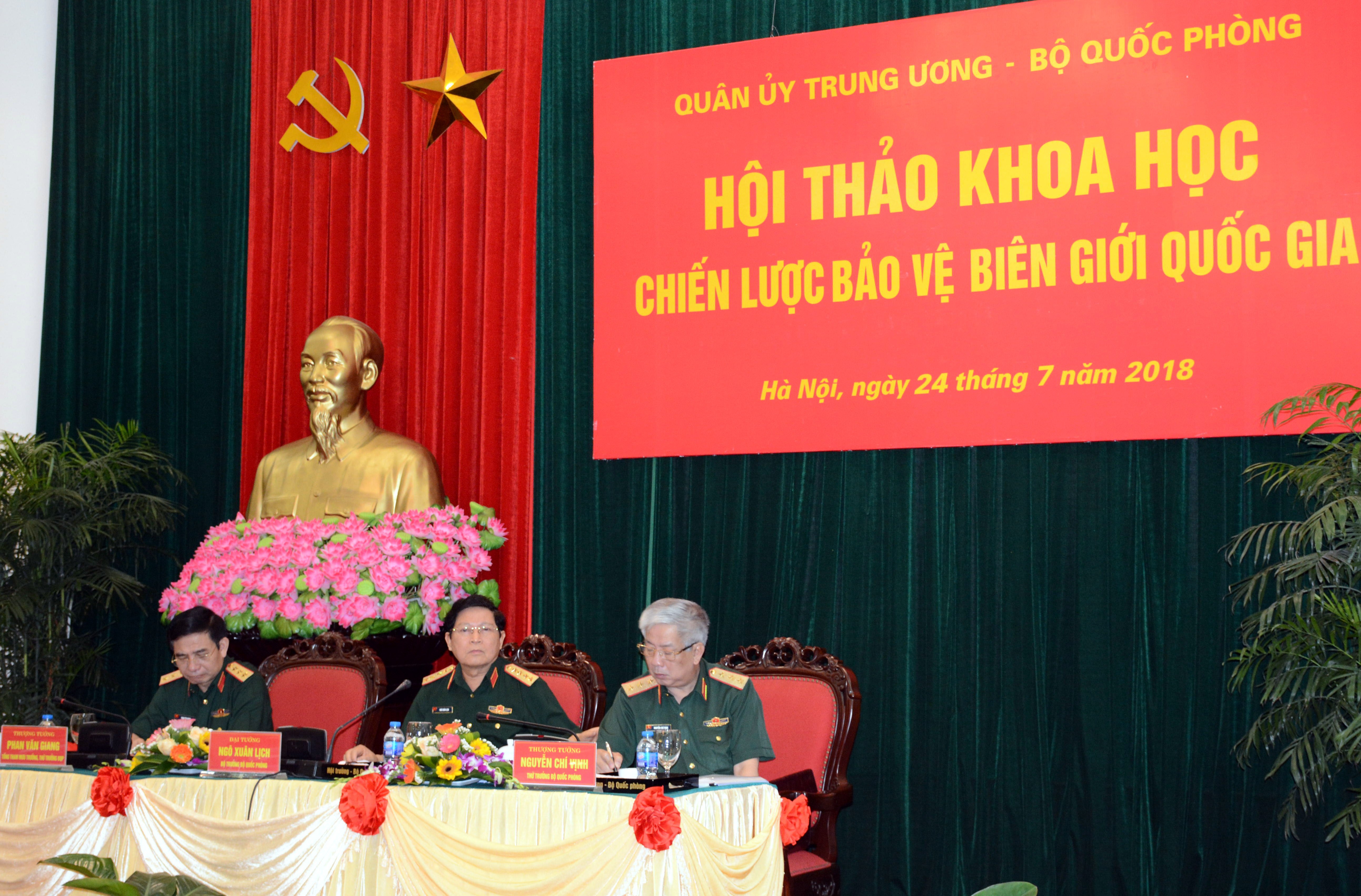 Quân ủy Trung ương - Bộ Quốc phòng tổ chức Hội thảo khoa học chiến lược bảo vệ biên giới quốc gia

