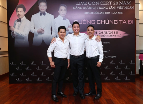 “Đường chúng ta đi” kỷ niệm 20 năm ca hát của 3 ca sĩ Trọng Tấn, Đăng Dương, Việt Hoàn
