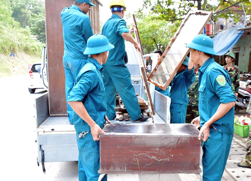 Rất may không có thiệt hại về người trong vụ sạt lở vừa qua ở Hòa Bình.