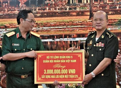 Khởi công xây dựng Khu lưu niệm Sở chỉ huy mặt trận 579/QK5 tại tỉnh Stung-treng (Campuchia)