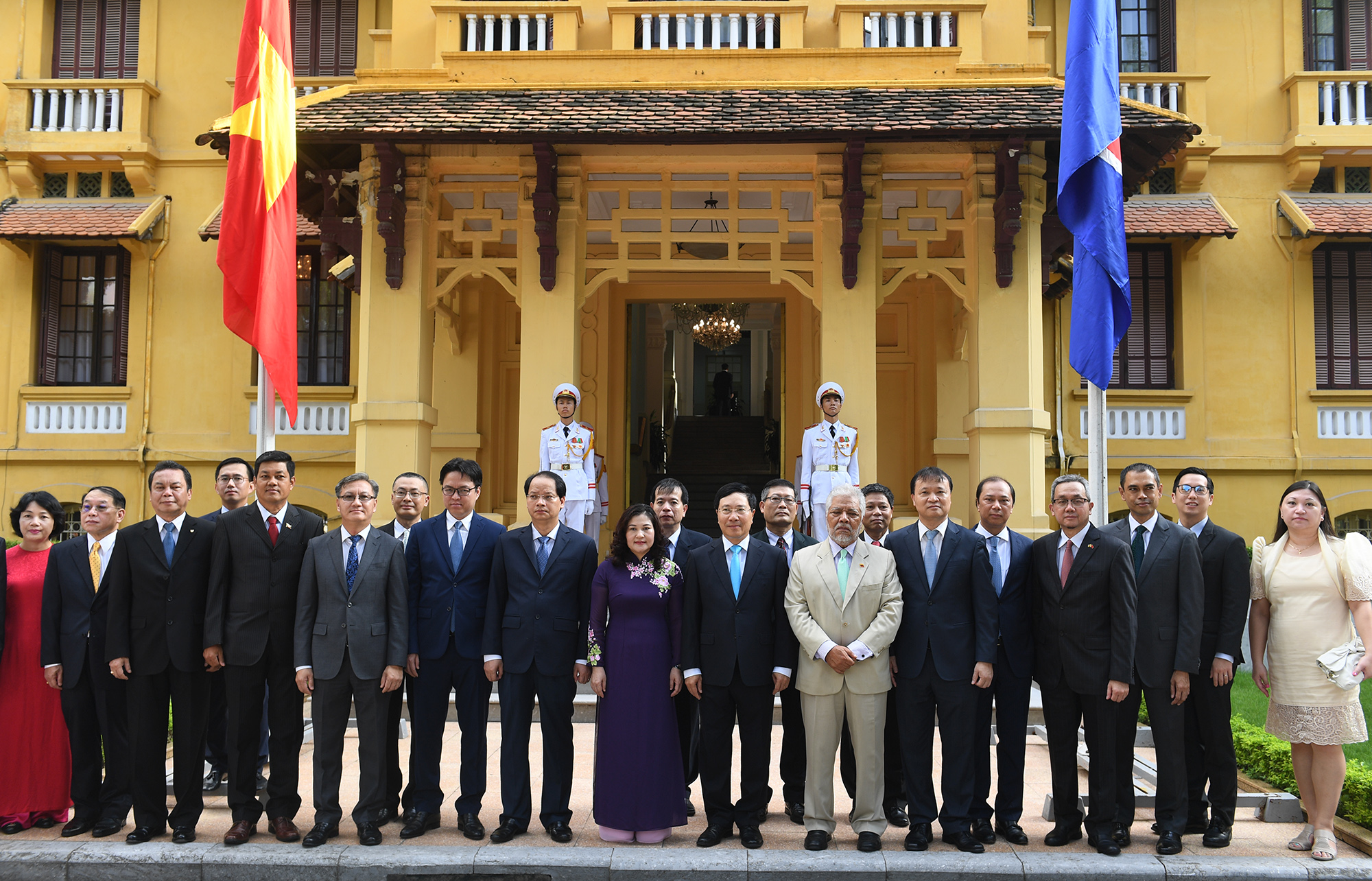 Lễ thượng cờ ASEAN tại Hà Nội

