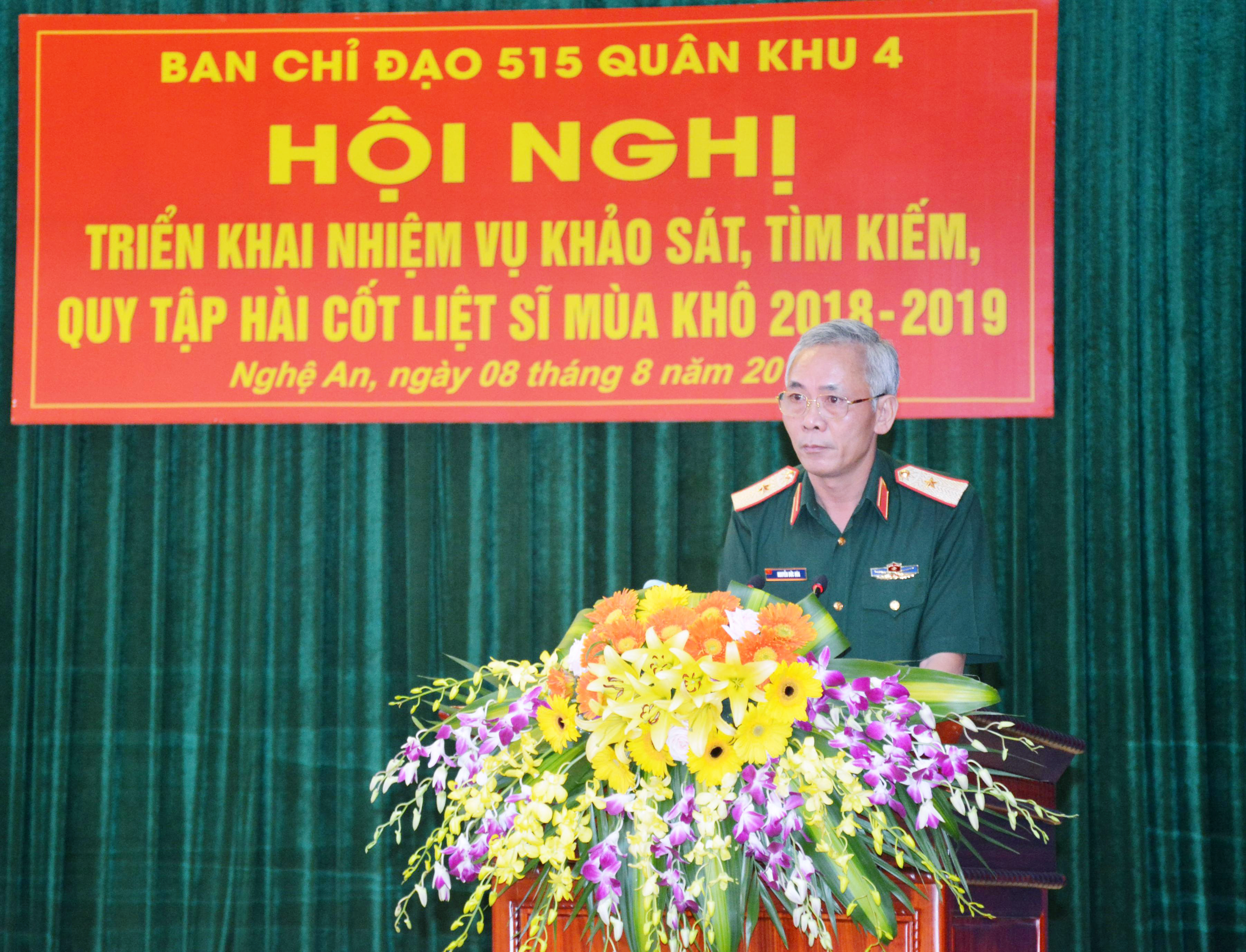 Ban chỉ đạo 515 Quân khu 4 triển khai nhiệm vụ quy tập hài cốt liệt sĩ mùa khô 2018-2019