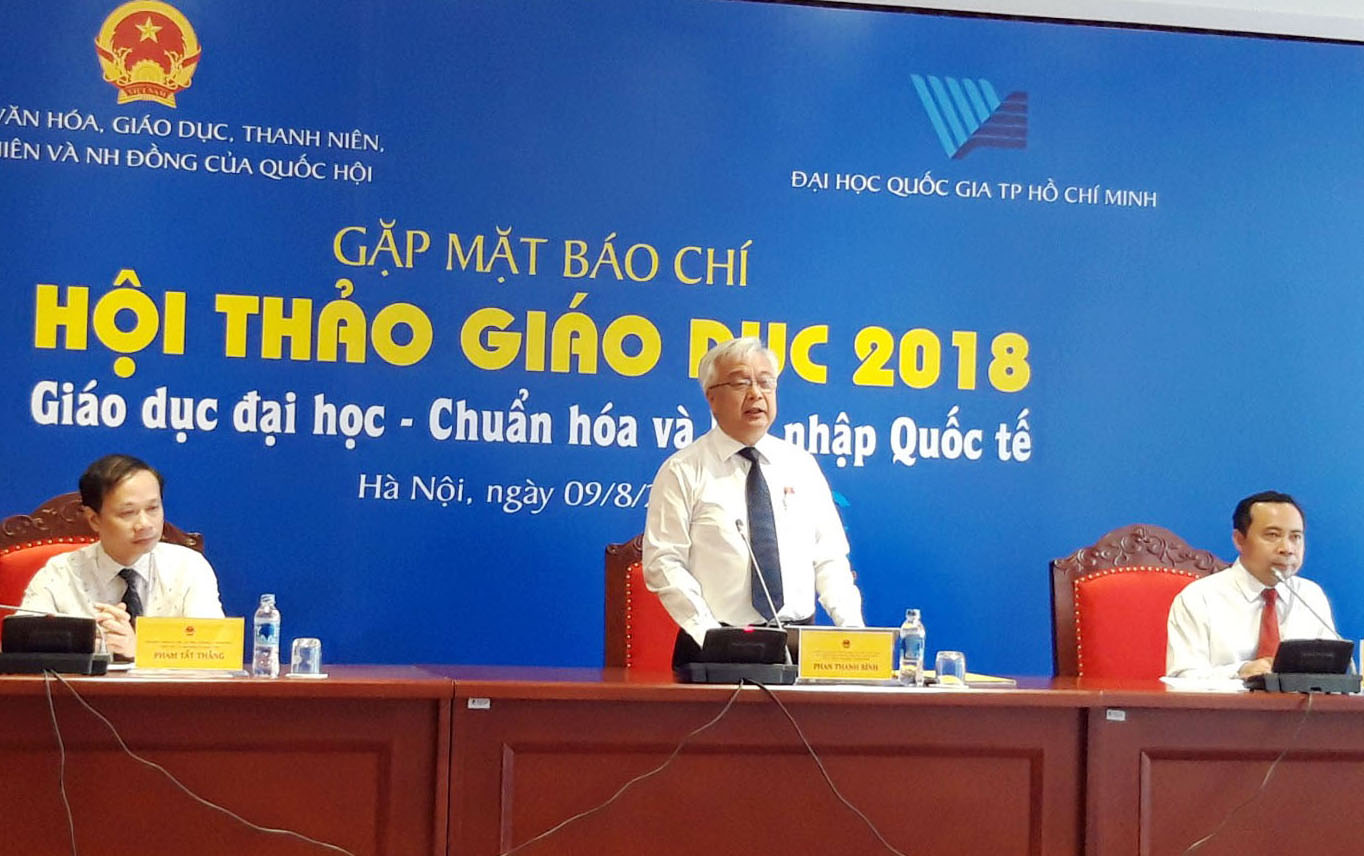 Hội thảo giáo dục đại học năm 2018 sẽ được tổ chức vào ngày 17-8