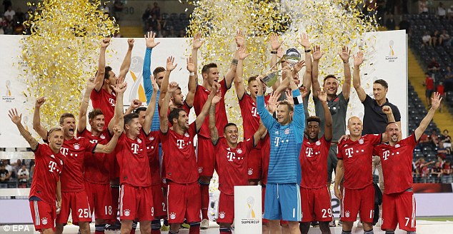 Thắng đậm Frankfurt, Bayern Munich giành Siêu cúp Đức