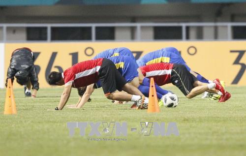 Đội tuyển Olympic Việt Nam tập kín theo 'liệu pháp” của HLV Park Hang Seo