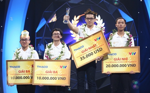 Nguyễn Hoàng Cường trở thành Nhà vô địch Đường lên đỉnh Olympia năm 2018
