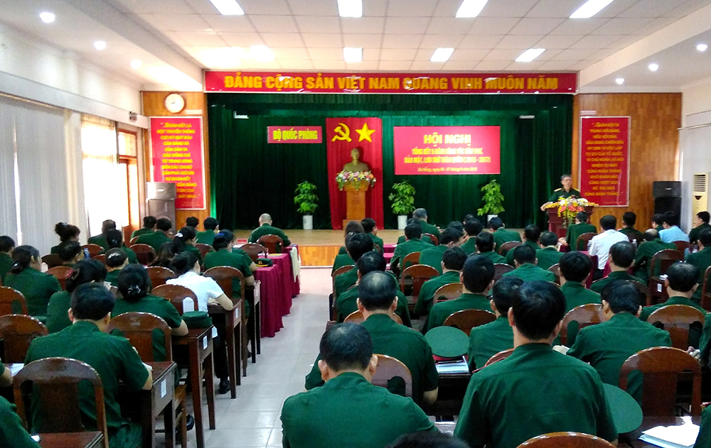 Nâng cao chất lượng, hiệu quả công tác văn thư, bảo mật, lưu trữ toàn quân