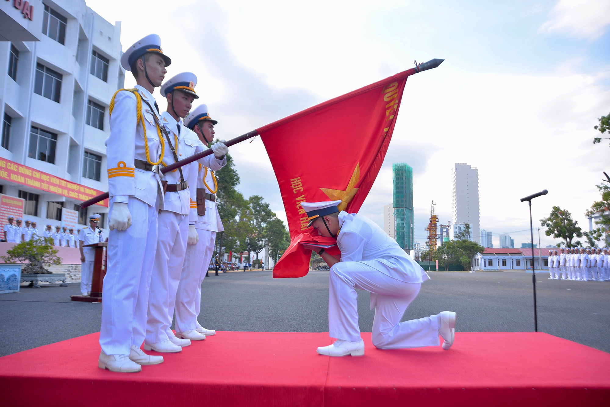 Học viện Hải quân tổ chức lễ tốt nghiệp đào tạo sĩ quan cấp phân đội