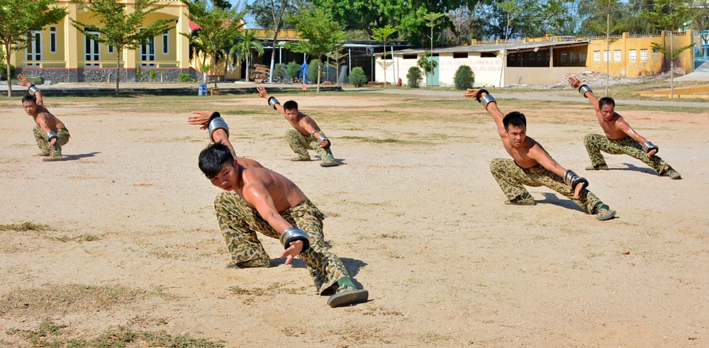 Những màn biểu diễn võ thuật tay không...