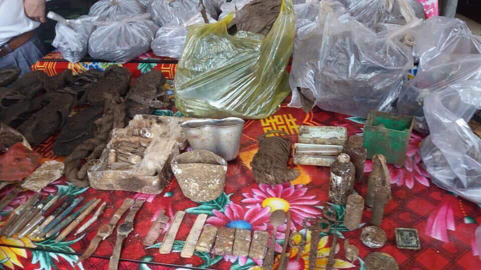 Phát hiện 13 bộ hài cốt trong vườn nhà dân ở Đồng Nai