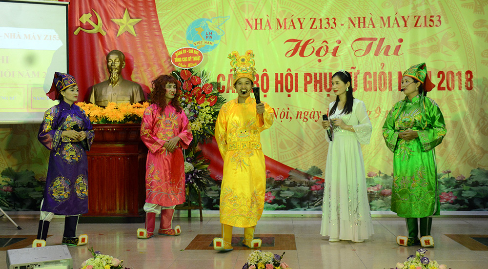 Hội thi cán bộ phụ nữ giỏi 2018 ở Nhà máy Z153 và Z133