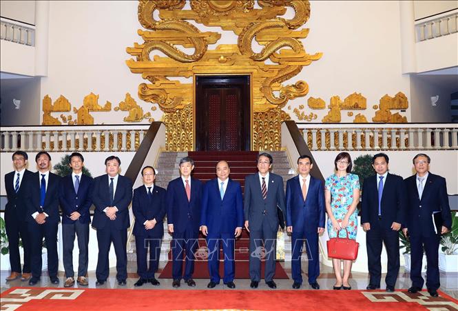 Thủ tướng Nguyễn Xuân Phúc tiếp Chủ tịch Cơ quan hợp tác quốc tế Nhật Bản