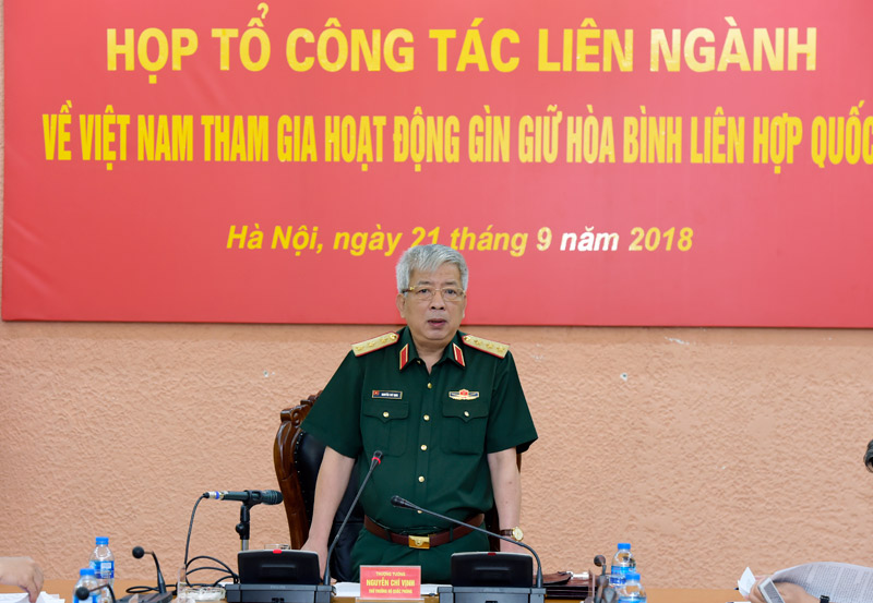 Họp Tổ công tác liên ngành về Việt Nam tham gia hoạt động gìn giữ hòa bình Liên hợp quốc