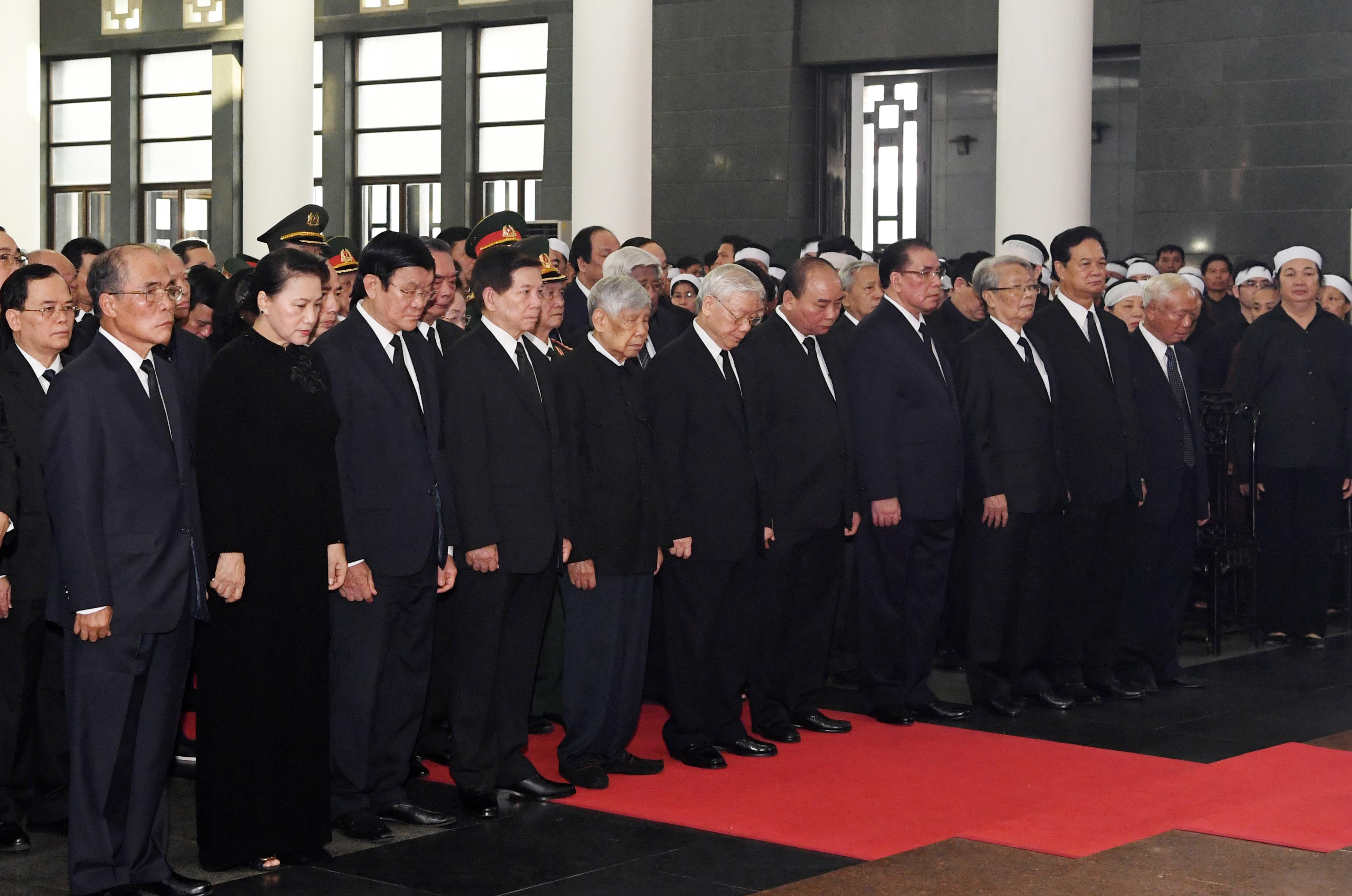 Cử hành trọng thể Lễ viếng Chủ tịch nước Trần Đại Quang

