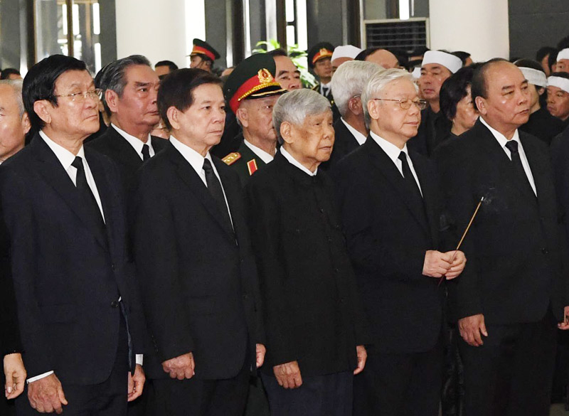 Tổ chức trọng thể Lễ viếng Chủ tịch nước Trần Đại Quang