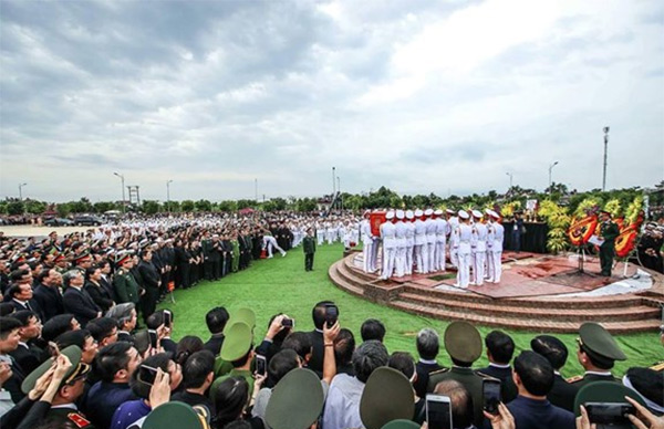 Tổ chức trọng thể Lễ an táng Chủ tịch nước Trần Đại Quang tại quê hương Ninh Bình 