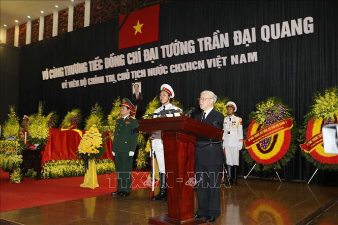 Cử hành trọng thể Lễ truy điệu Chủ tịch nước Trần Đại Quang