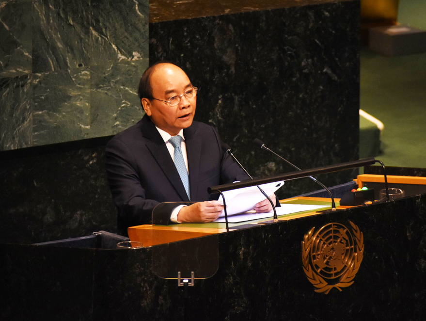 Thủ tướng Chính phủ Nguyễn Xuân Phúc tham dự Phiên thảo luận cấp cao khóa 73 Đại hội đồng Liên hợp quốc