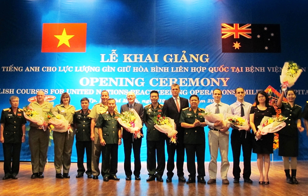 Khai giảng Khóa học tiếng Anh cho BVDCC 2.1 do Bộ Quốc phòng Australia hỗ trợ.