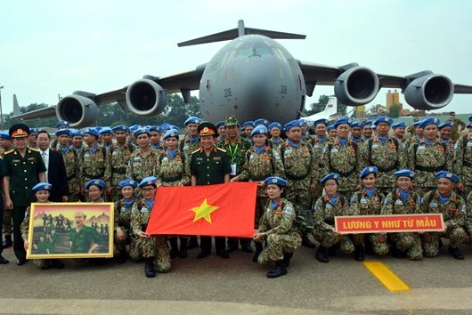 Bộ Quốc phòng tổ chức Lễ xuất quân Bệnh viện dã chiến cấp 2 số 1 thực hiện nhiệm vụ tại Phái bộ Gìn giữ hòa bình Liên hợp quốc Nam Sudan

