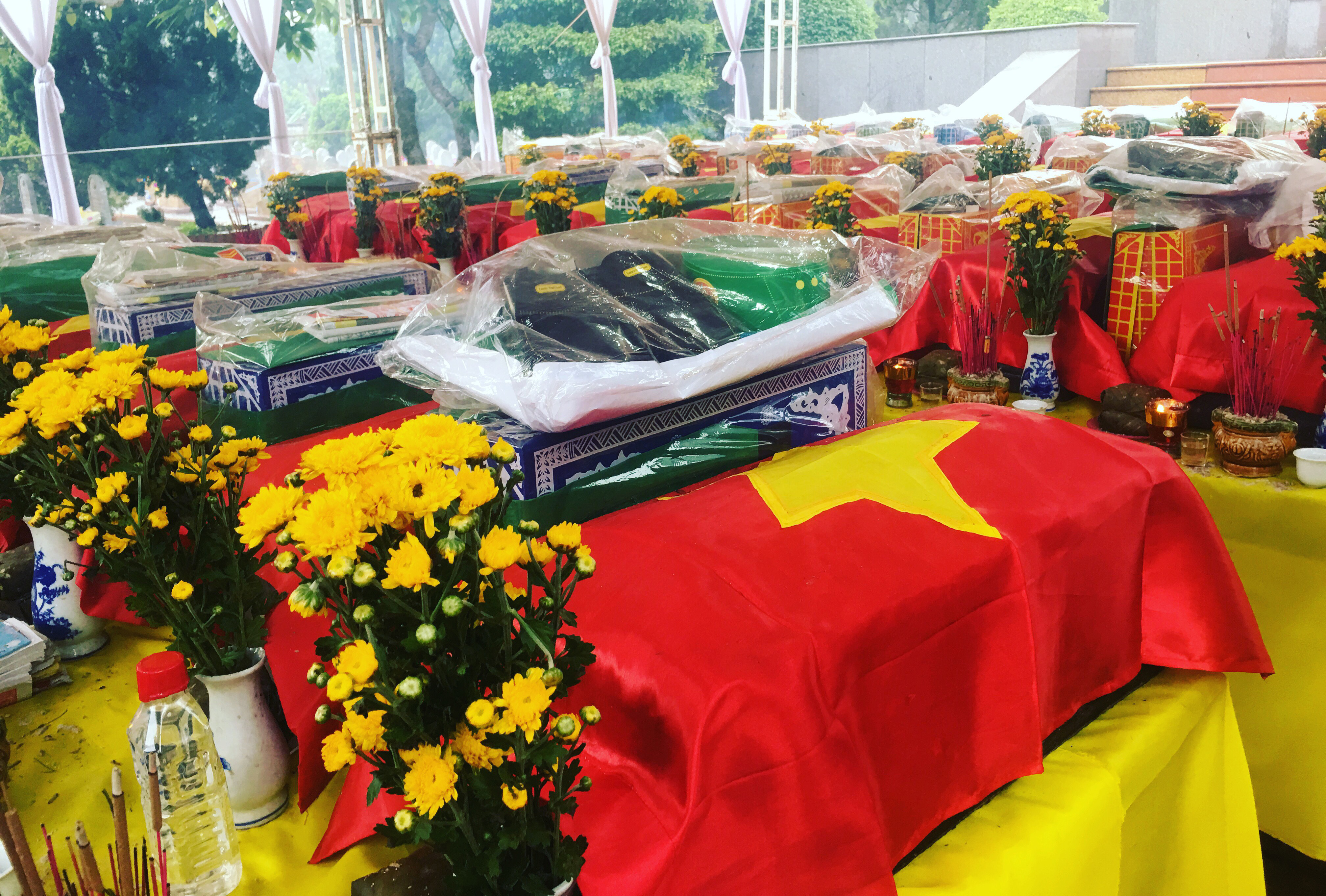 Quảng Trị: Truy điệu và an táng 36 hài cốt liệt sĩ

